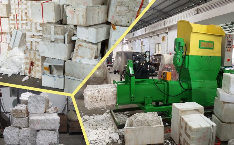 泡沫壓實機應用